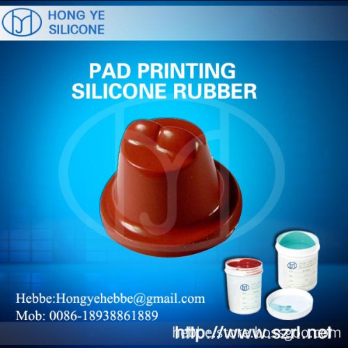 Pad printing silicone rubber